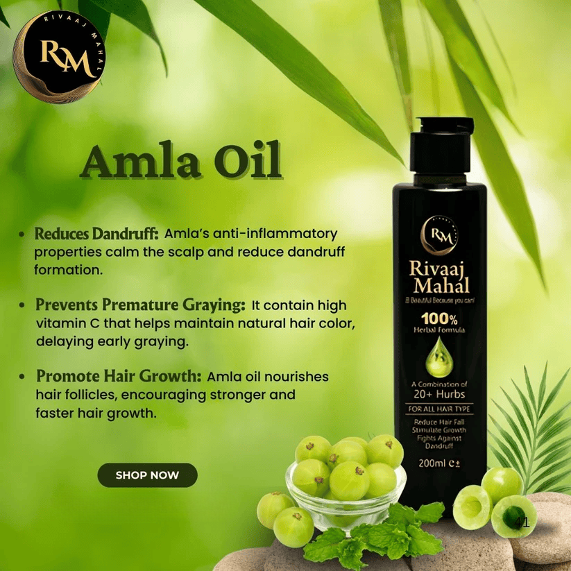 Rivaaj Mahal Hair Oil & Organic Shampoo